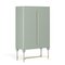 Lust Bar Cabinet in Soft Green 2