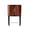 Small Azure Bar Cabinet in Exotic Wood Veneer 1
