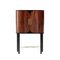 Small Azure Bar Cabinet in Exotic Wood Veneer 1