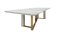 Phoenix Dining Table in Carrara Marble 1