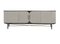 Credenza azzurra laccata color grigio fumo, Immagine 1