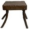 Brutalist Wabi Sabi Tree Branch Low Stool, 1950s, Image 1