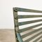 Antique American Garden Bench in Wrought Iron and Metal 3