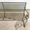 Antique American Garden Bench in Wrought Iron and Metal 11