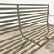 Antique American Garden Bench in Wrought Iron and Metal 7