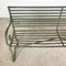 Antique American Garden Bench in Wrought Iron and Metal, Image 10