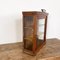 Small Antique Wooden Display Cabinet with Gomina Label 2