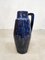 Vase Majestic Bleu Lava Vintage en Céramique de Vaas Scheurich 1