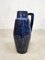 Vintage Ceramic Majestic Blue Lava Vase from Vaas Scheurich 1