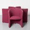 Vintage Burgundy Armchair from Kinnarps 13