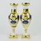 Empire Porcelain Vases in Amphora Form with Gold Painting, Paris, Early 19th Century, Set of 2, Image 6