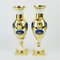 Empire Porcelain Vases in Amphora Form with Gold Painting, Paris, Early 19th Century, Set of 2, Image 5