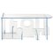 Clear Lexan Console Table by Phaedo, Image 1