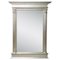 Neoclassical Regency Style Silver Mirror in Hand-Carved Wood, Image 1