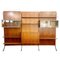 Italienisches Mid-Century Teak Wandregal von Ico Parisi, 1960er 1