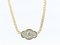 18 Karat Gold Chain Necklace with Diamonds 2