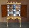 Antique Mulberry Wood Giltwood Drinks Cabinet, 1740 10