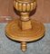 Vintage English Light Oak Pedestal Jardiner 5