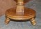 Vintage English Light Oak Pedestal Jardiner, Image 6