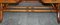 Brown Leather & Burr Yew Wood Extending Writing Desk 4