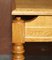 Vintage Honey Oak Chess Board Coffee Table With Chess Set 17