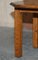 Mesa de juegos vintage de caoba de madera satinada y nogal, ideal como pieza de extremo lateral, Imagen 8