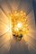 Amber Bubble Glass Sconce by Helena Tynell for Limburg, Germany 12