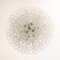 Large Ice Glass Tube Chandelier from Doria Leuchten, Germany, 1960s, Image 3