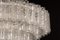 Großer Eisglas Kronleuchter von Doria Leuchten, 1960er 10