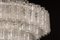 Large Ice Glass Tube Chandelier from Doria Leuchten, Germany, 1960s, Image 10