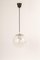 Small Chrome Pendant With Clear Glass Ball from Limburg, Germany, 1970s 6