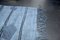 Long Striped Night Blue Hemp Rug 4