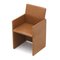 Fauteuil en Cuir Marron, 1970s 3