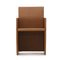 Brown Leather Armchair, 1970s 2