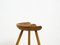 Danish Sculptural Beech Stool, Image 2