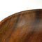 Large Solid Teak Bowl, 1960s 5