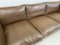 Danish V11 Sofa in Brown Leather by Illum Wikkelso for Holger Christiansen, 1960s 13