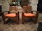 Danish Living Room Set in Chestnut and Vienna Straw, Set of 3 16