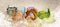 Colored Leaves Napkin Rings from Casarialto, Set of 6 5