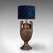 Antike viktorianische dekorative Townley Tischlampen aus Bronze, 2er Set 6