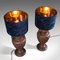 Lámparas de mesa Townley victorianas antiguas de bronce. Juego de 2, Imagen 9