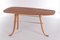 Vintage Coffee Table With 3 Legs & Brass Details, Scandinavia, Image 6