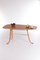 Vintage Coffee Table With 3 Legs & Brass Details, Scandinavia, Image 4