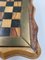 Mesa de ajedrez vintage de madera con piezas de ajedrez, años 50-1960, Imagen 10