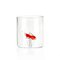 Little Fish Cylindrical Glasses from Casarialto, Set of 4 1