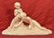 Art Deco Terracotta Sculpture of Two Children Playing, 20th-Century 1