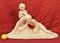 Art Deco Terracotta Sculpture of Two Children Playing, 20th-Century 3