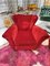 Vintage Lounge Chair in Red 1