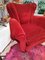Vintage Lounge Chair in Red 3