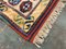 Türkischer Vintage Vintage Tribal Kazak Teppich in Rot & Blau 7